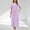 Purple, variant on Cxenplz Womens Nightshirt Soft Button Down Crewneck Short Sleeve Nightgown Casual Pajama Dress Sleepdress Long Sleepwear