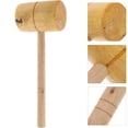 thumbnail image 1 of OUNONA Carpenter Mallet for Woodworking Tools Synthetic Material 1Set, 1 of 5