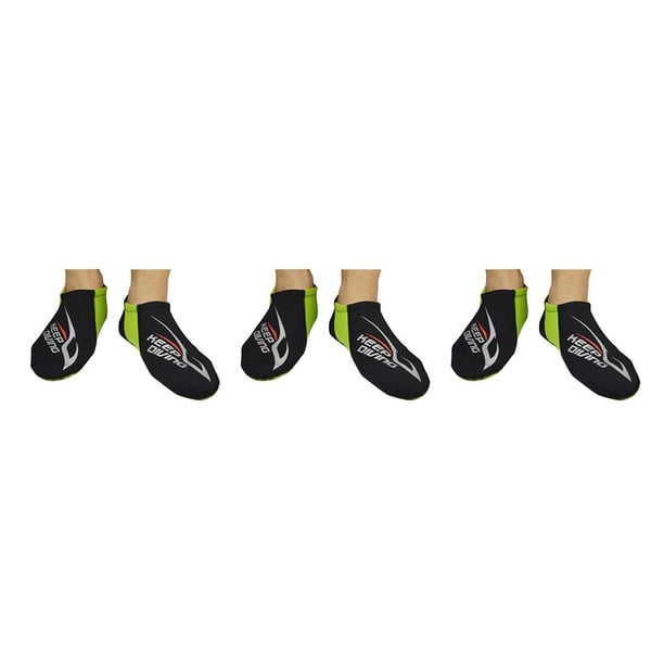 Yuarrent Keep Diving DS-112 Calcetines de buceo de neopreno Zapatos de paseo por la playa con varios tamaños Hombres Mujeres Antideslizantes verde METRO 3Conjunto