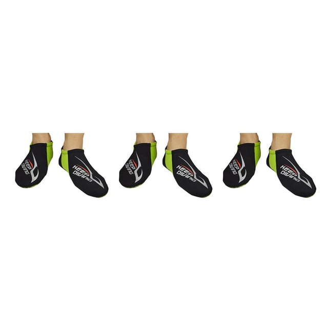 Soidarity Calcetines de buceo de neopreno Keep Diving DS-112, suministros de esnórquel, zapatos de buceo, Protector subacuático grueso para Lakeside verde XS 3piezas Soidarity CBP191153