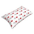 thumbnail image 3 of Kll Heartbeat Symbol Pillow Covers Envelope Closure,Super Soft And Cozy Fuzzy Fleece Pillow Case Cover 16"X24", 3 of 8