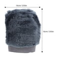 thumbnail image 2 of HOOWIFFY 1 Set Shift Gear Cover For Car Plush Grey Resistant For Winter Driving 14.0X9.0X9.0In, 2 of 6
