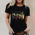 thumbnail image 2 of WERYOUNG Womens T Shirts Short Sleeve Crew Neck Graphic Print Loose Fit Tees For Everyday Wear Breathable Tops S, 2 of 4