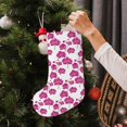 thumbnail image 5 of Fuzoiu Orchids Flowers Print 18 inches Christmas Stockings, Personalized Christmas Stockings,for Family Decorations Hanging Ornament for Xmas Holiday Party, 5 of 7