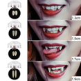 thumbnail image 1 of 4 pares de accesorios de disfraces de Halloween DIY fiesta de disfraces dentaduras postizas dientes de vampiro colmillos Hfmqv, 1 of 5