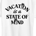 thumbnail image 3 of Instant Message - Vacation Is A State Of Mind - Women's Short Sleeve Graphic T-Shirt, 3 of 6