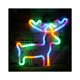 thumbnail image 1 of Matsuzay USB lámpara de noche decoración divertida luz colgante de pared suministros de vacaciones cumpleaños boda iluminación decorativa Iluminación navideña Vistoso, 1 of 6