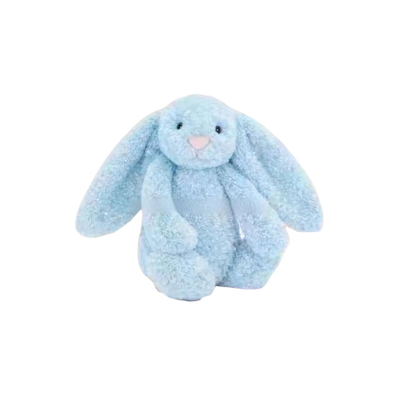 Kiewfjdk Easter Bunny Stuffed Animals, Soft Floppy Ear Easter Bunny Plush Toy, Blue, Cute Easter Rabbit Plushie for Kids, Mother's Day Gift Ideas, Festive Home Decor & Holiday Gift