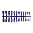 thumbnail image 1 of Fake Nail Set French Style Scratch Resistant Press-on Fingernails Full Cover Removable Trimble Adjustable Manicure Stickers Type 19, 1 of 6
