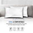 thumbnail image 4 of Wondersleep Dream Rite Shredded Hypoallergenic Memory Foam Pillow - Adjustable Loft, Cooling Bamboo Derived Rayon Cover, Queen Size (1 Count), 4 of 6