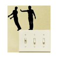 thumbnail image 4 of Sports Series Light Switch Fabric Sticker Helping Hands Wall Decal Climbing Wall (K), 4 of 4