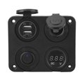 thumbnail image 4 of Panneau d'Interrupteur à Bascule, Panneau d'Interrupteur 12v 12-24V Grand Tension Protection Intelligente pour Téléphones Mobiles, 4 of 8