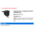 thumbnail image 2 of Expansion Tank - Compatible with 2004 - 2005 BMW 545i, 2 of 2