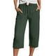 thumbnail image 1 of Pantalones deportivos informales de cintura alta y pierna recta para mujer - Poliéster spandex, cintura elástica, ligeros y transpirables para yoga/running, 1 of 8