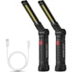 thumbnail image 1 of Linterna de trabajo recargable COB para taller, con base magnética, 5 modos, luz blanca/roja, ideal para garaje, camping, emergencias, etc. (Grande, 2 unidades), 1 of 5