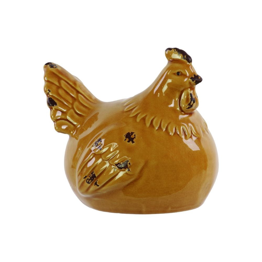 Ceramic Rooster Brown