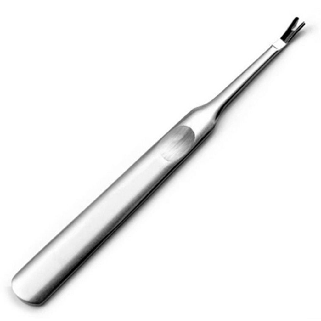 Machinehome Best Choice Stainless Steel Dead Skin Fork Cuticle Trimmer Manicure Pedicure Nail Art Tool