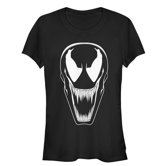 Junior's Marvel Venom Modern Face  Graphic Tee Black Medium
