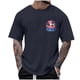 thumbnail image 2 of Tops para hombre, blusas y camisas de cuello redondo y manga corta para hombre, blusas casuales de cuello redondo con estampado de moda para hombre, blusas de cuello redondo y manga corta para hombre., 2 of 4