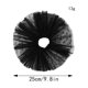 thumbnail image 3 of Fiudx Coletero de Lunares de Malla de Encaje de Gran Tamaño, Coleteros Largos con Elásticos Tipo Donut para Mujeres y Niñas., 3 of 3
