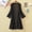 Black, variant on Women's Bathing Suit Cover Ups Lace Sheer 3/4 Sleeve Swimsuit Duster Cardigan Long Sleeve Lace Blouse Open Front Smock Cardigan Black