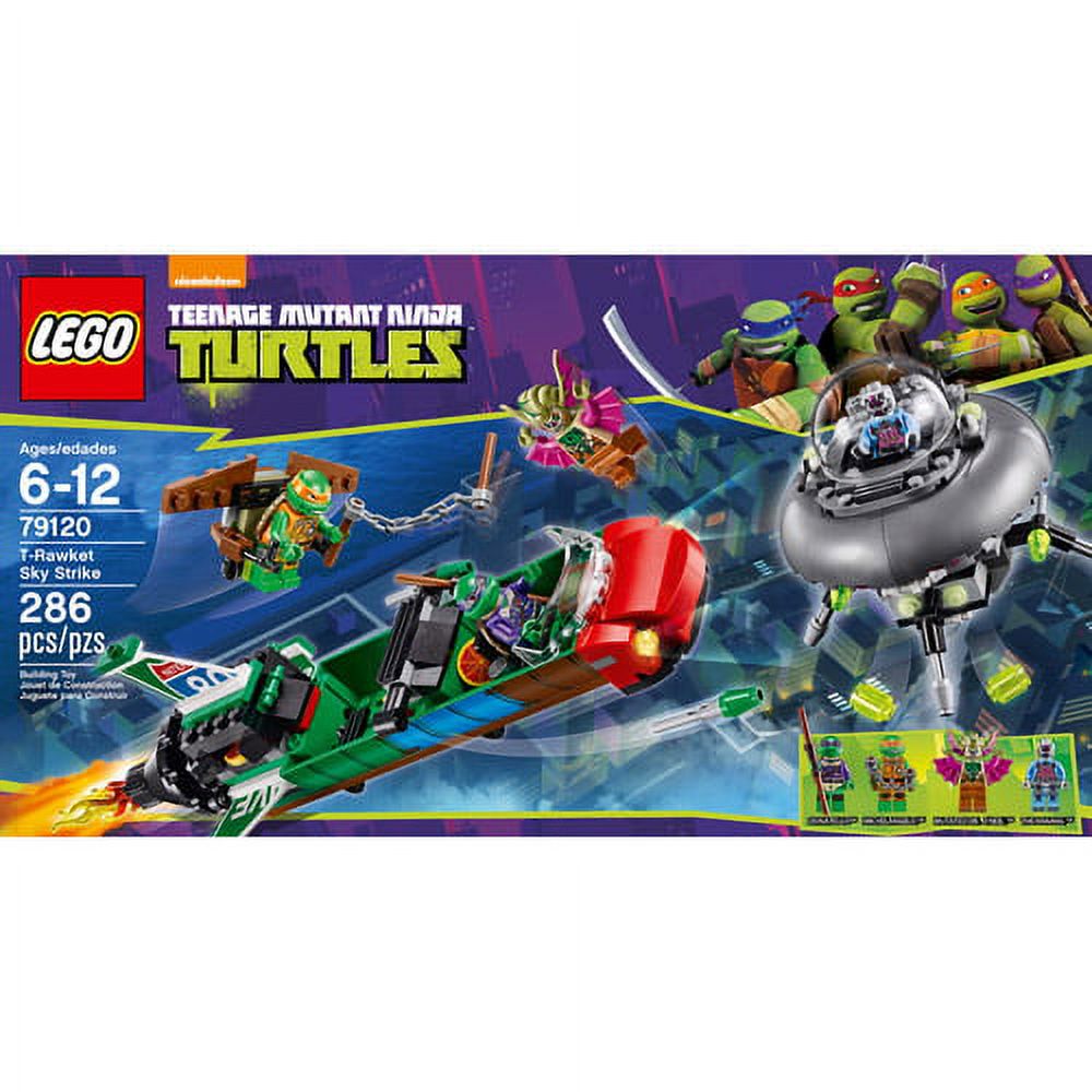 LEGO Ninja Turtles T-Rawket Sky Strike Play Set, Pizza Shooter