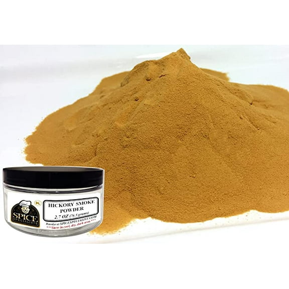 Hickory Smoke Powder - Jar Holds 2.7 oz. ( 76.5 grams )