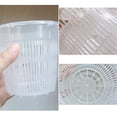thumbnail image 2 of Mosiee Clear Orchid Pots With Saucers 6 Pack For Healthy Roots & Easy Care, 2 of 9
