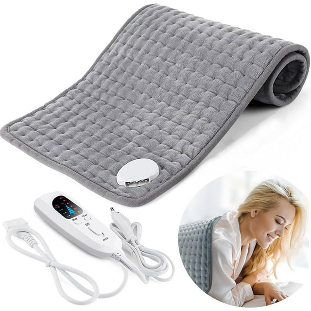Compresas Calientes Terapeuticas,Compresa Caliente Electrica para Alivio de Dolores,Cojín Térmica Eléctrica Ultra Suave con 6 Ajustes de Temperatura y Auto Apagado