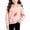 Pink, variant on Bixock Toddler Girls Graphic Hoodies Long Sleeve Tops Crew Neck Pullover Tops Solid Color Print Casual Sweatshirt Warm Soft Windproof Daily Wear Girls Clothings