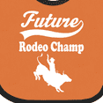 thumbnail image 4 of Inktastic Future Rodeo Champ Bull Rider Boys Baby Bib, 4 of 4