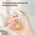 thumbnail image 6 of Christmas Gifts Liweisiy 3000Mah Power Bank 2In1 Battery With Charging Cable Usb Hand Warmer Reusable Portable Hand Warmer Suitable For Winter Outdoor Warm Gifts D4278 White Free Size, 6 of 8