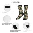 thumbnail image 5 of Women's Men's Camouflage Pattern Colorful Novelty Pattern Crew Athletic Socks, 5 of 7