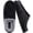 Corduroy Black, variant on Slipper for Men with Arch Support,Cotton-Blend Memory Foam House Slippers for Men Warm Strips Fluff Plush Wool-like Clogs with Rubber Sole Spring Grey Size 11