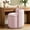 Pink, variant on COOLHUT Velvet Swivel Vanity Chair with Storage, Upholstered Vanity Stool with Back, No Assembly Small Accent Stool, Accent Makeup Chair for Bedroom, Living Room and Dressing Area, White