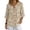 Bunny Flower, variant on Moon Plum Blossom Wave Print Womens Tops Casual V Neck 3/4 Sleeve Blouses V Neck Shirt Linen-Style Button Down Clothes