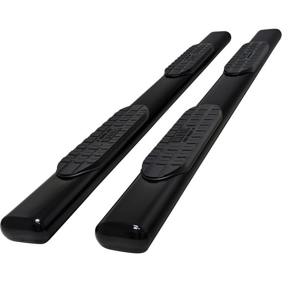 Westin 21-64135 PRO TRAXX 6" Oval Nerf Step Bars - Black Powdercoat Steel Finish Fits select: 2021-2023 CHEVROLET SILVERADO, 2019-2023 GMC SIERRA