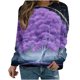 thumbnail image 1 of Camisas de mujer con estampado gráfico de manga larga con cuello redondo, sudadera, suéter, tops cómodos Fridja  hkj1471, 1 of 4