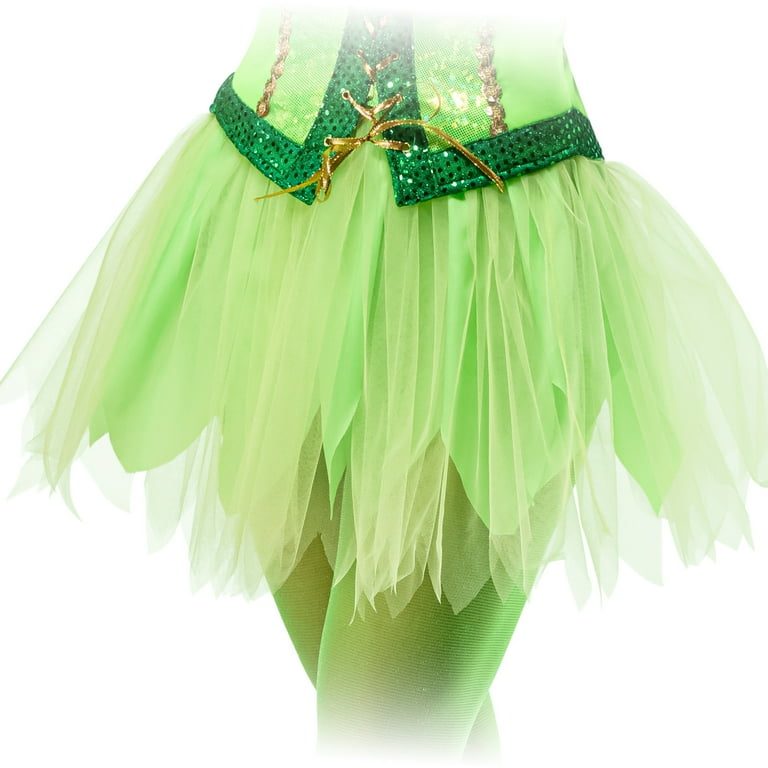 Rubies Miss Pixie Green Costume Tutu for Adults, Womens (One Size Fits Most)