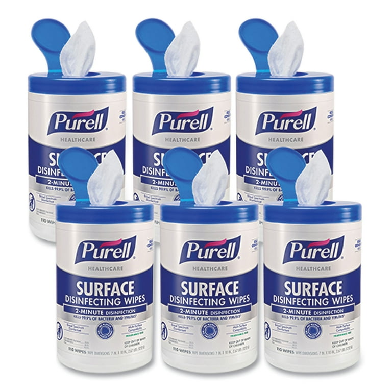 Healthcare Surface Disinfecting Wipes, 1-Ply, 7 Healthcare Surface Disinfecting Wipes, 1-Ply, 7