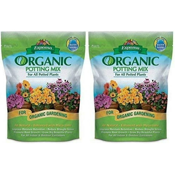 Espoma AP4 4-Quart Organic Potting Mix 2 Pack
