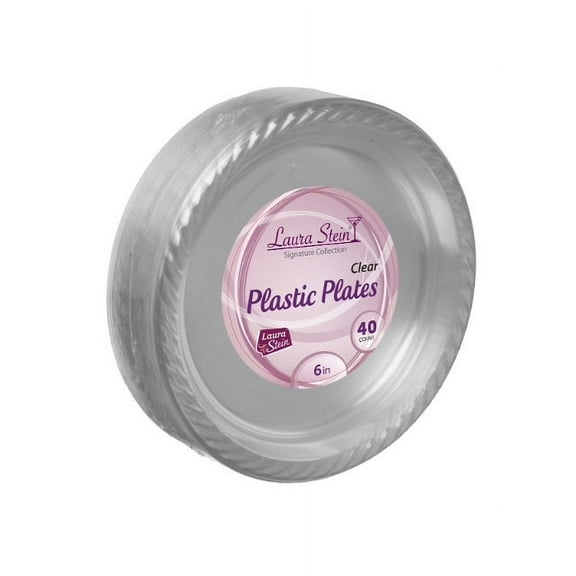 6" Clear Plastic Plates *Case of 480*