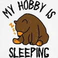 thumbnail image 3 of CafePress - My Hobby Is Sleeping Chill Grizzly Bear - Crew Neck Sweatshirt, 3 of 4