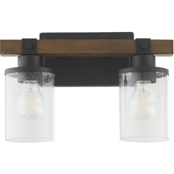 Quorum Lighting - Alpine - 2 Light Bath Vanity In Modern Style-10.5 Inches Tall