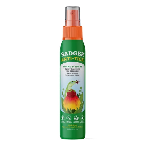 Badger - Anti-Tick Spray (4 oz.) Natural Insect Repellent