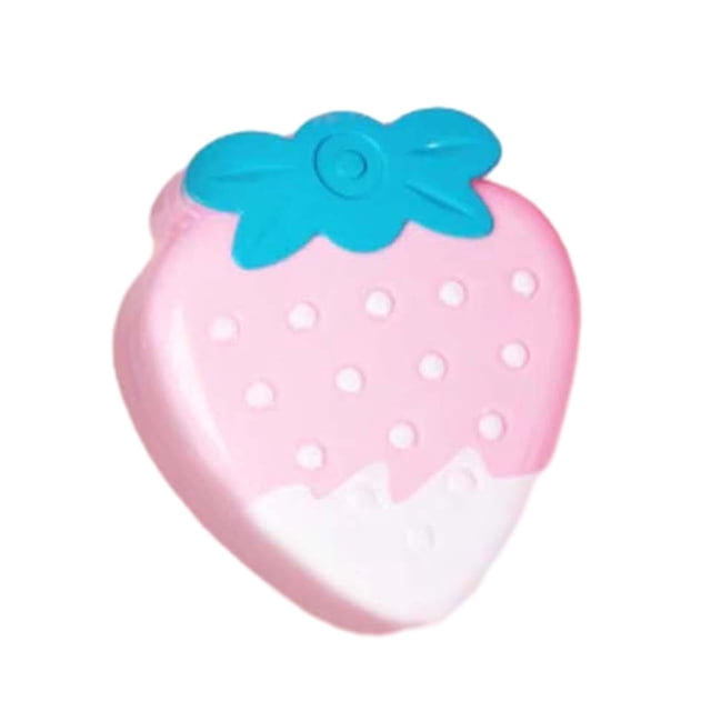 Caja de maquillaje para niños, juego de maquillaje para niños, accesorios de maquillaje de imitación, maquillaje lavable, juguetes para niñas pequeñas , caja de fresas Baoblaze Juguetes de tocador de maquillaje