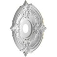 thumbnail image 4 of Ekena Millwork 19"OD x 3 1/2"ID x 1"P Attica Thermoformed PVC Ceiling Medallion (Fits Canopies up to 6 3/4"), UltraCover Satin Smokey Beige, 4 of 5