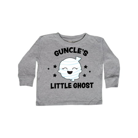 

Inktastic Cute Guncle s Little Ghost with Stars Gift Toddler Toddler Girl Long Sleeve T-Shirt