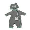 thumbnail image 5 of My Sweet Love: My Cuddly Baby® Doll Twins Play Set, Grey Outfits, 7 Pieces Included, 5 of 9