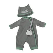 My Sweet Love: My Cuddly Baby® Doll Twins Play Set, Grey Outfits, 7 Pieces Included